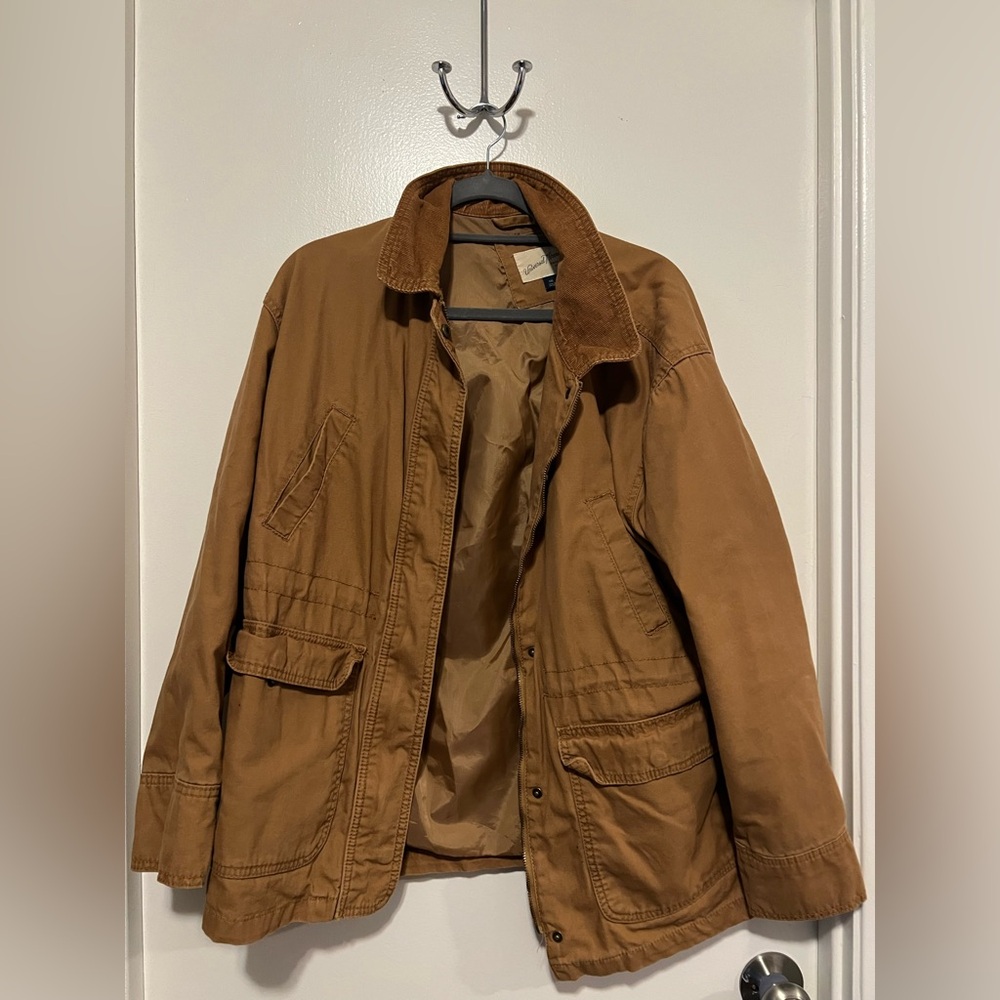 Women’s Brown Utility Jacket with Pockets